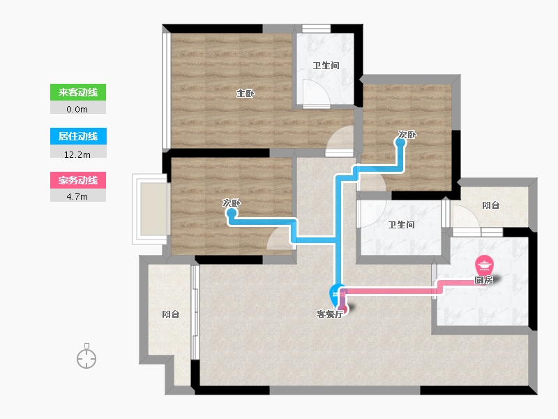 四川省-内江市-嘉宏未来方舟-82.31-户型库-动静线