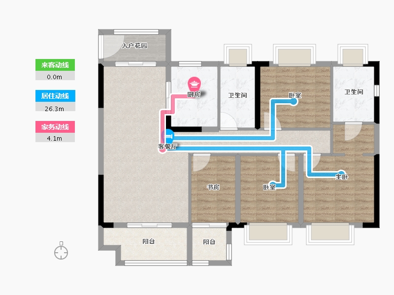 河南省-南阳市-华侨城纯水岸-110.40-户型库-动静线