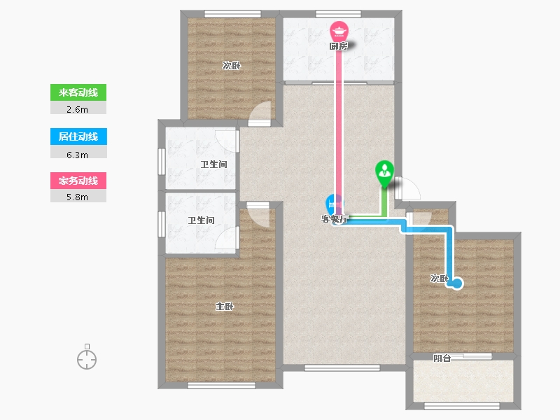 山东省-聊城市-郡悦府-114.97-户型库-动静线