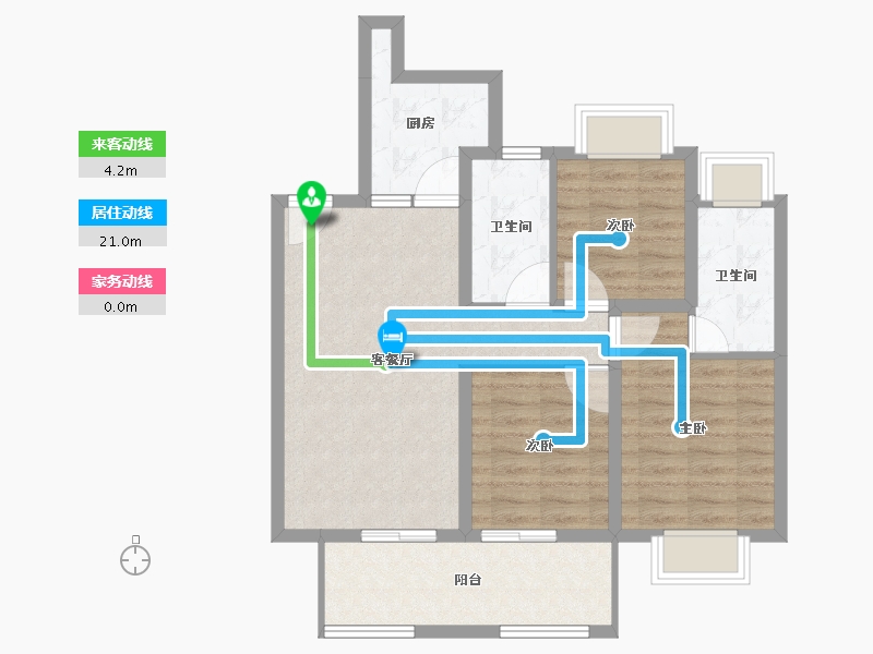 河南省-驻马店市-春熙里-78.40-户型库-动静线