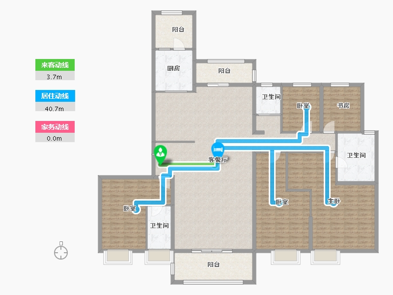 山东省-菏泽市-菏泽碧桂园-208.00-户型库-动静线