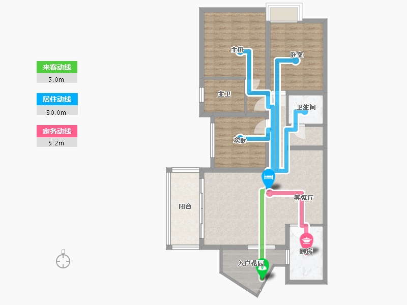 四川省-成都市-东方威尼斯-89.34-户型库-动静线