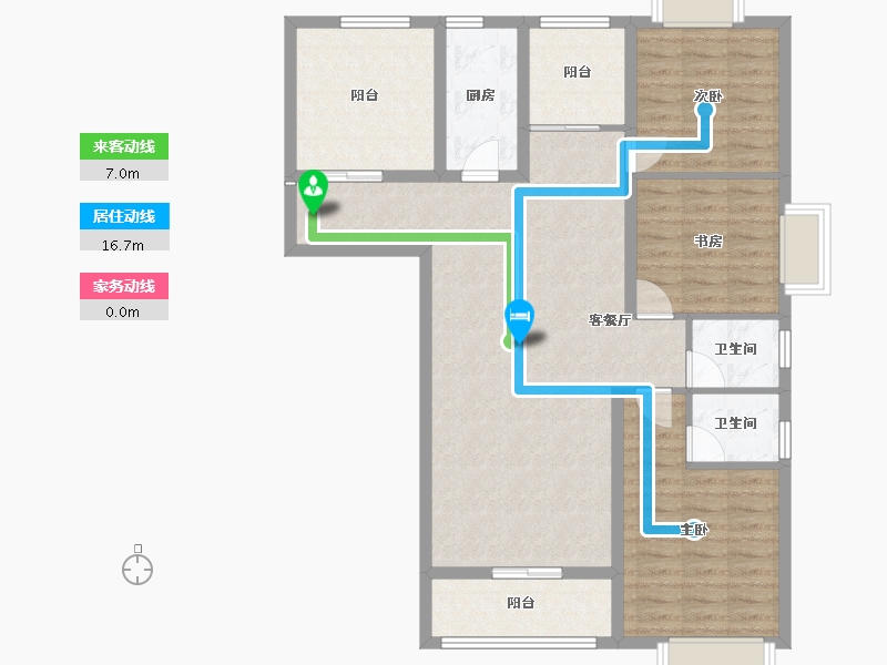 江西省-抚州市-仕林学府-104.58-户型库-动静线