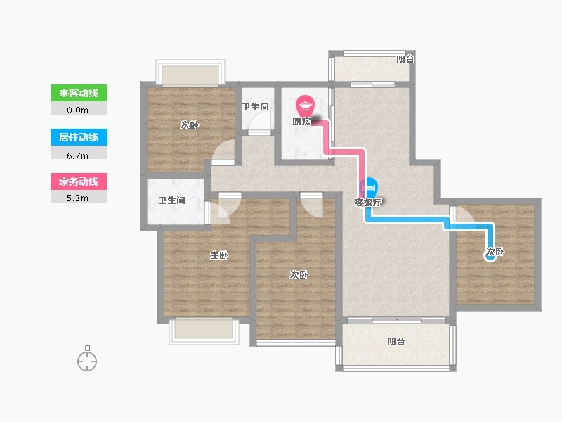 江西省-宜春市-万投锦秀壹品-119.21-户型库-动静线