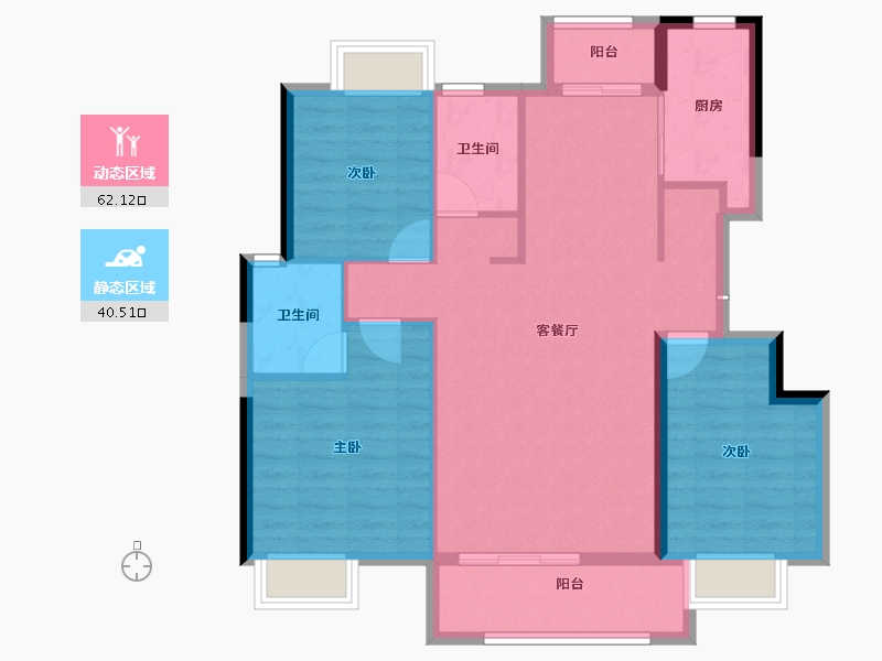 江西省-抚州市-​三科悦江台-92.79-户型库-动静分区