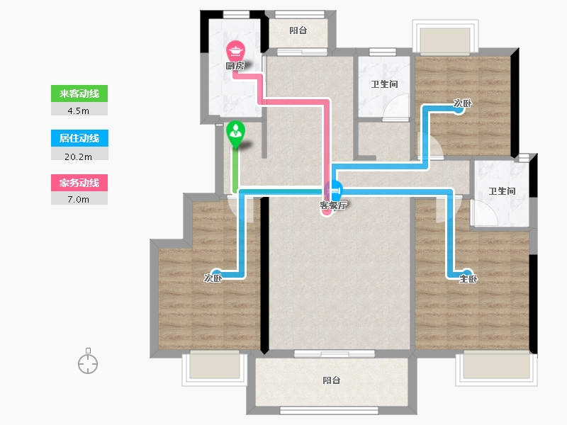 江西省-抚州市-​三科悦江台-94.82-户型库-动静线