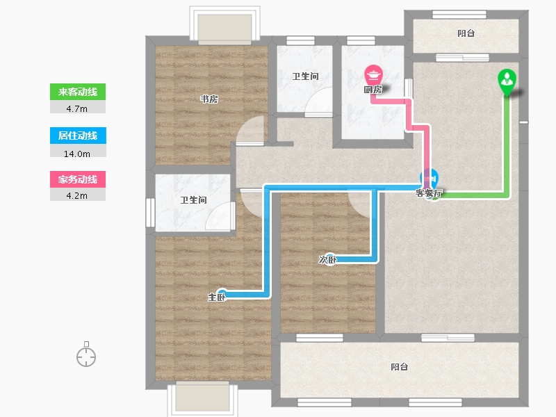 江西省-抚州市-仕林学府-93.42-户型库-动静线