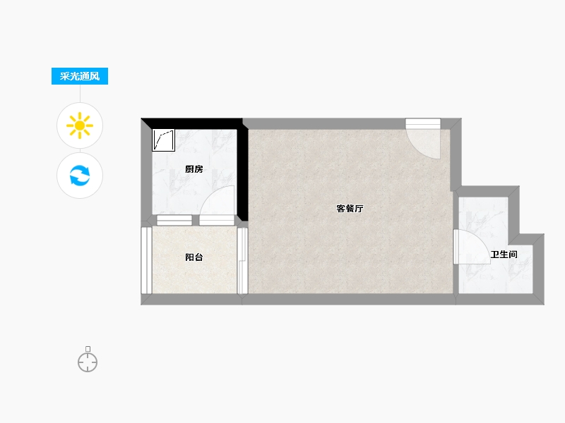 广西壮族自治区-南宁市-水街华府-31.00-户型库-采光通风