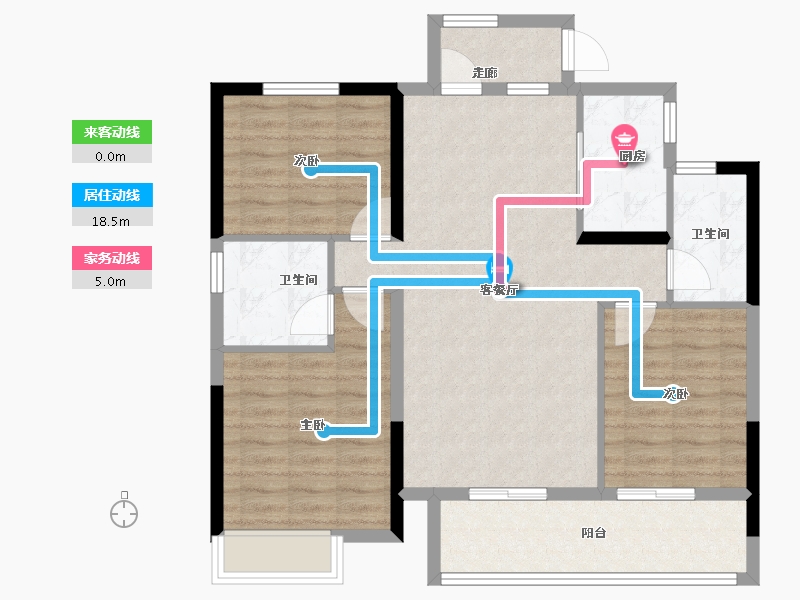 江西省-抚州市-中奥君柏宸央-92.00-户型库-动静线