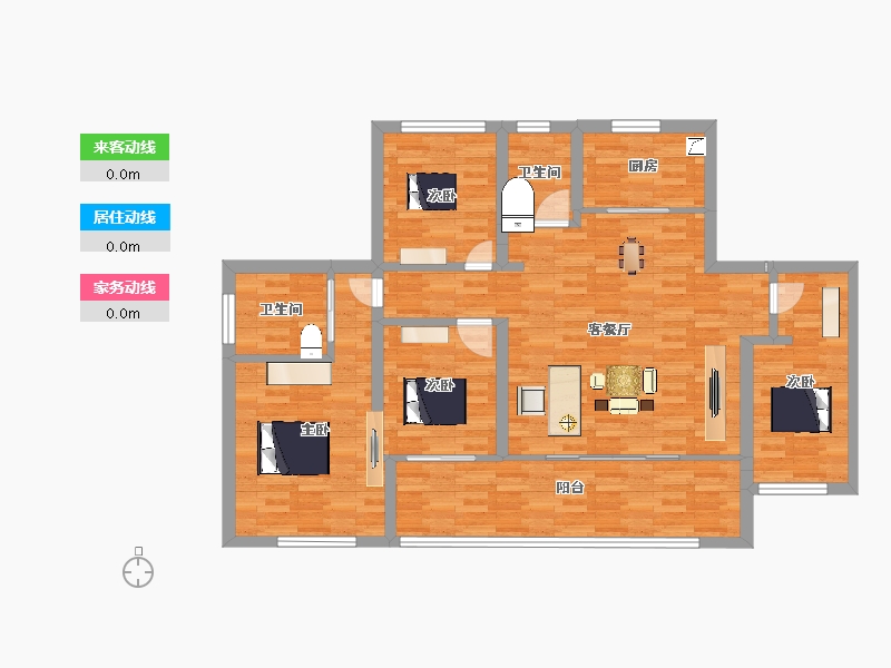 青海省-西宁市-蘭悦·君品-114.40-户型库-动静线