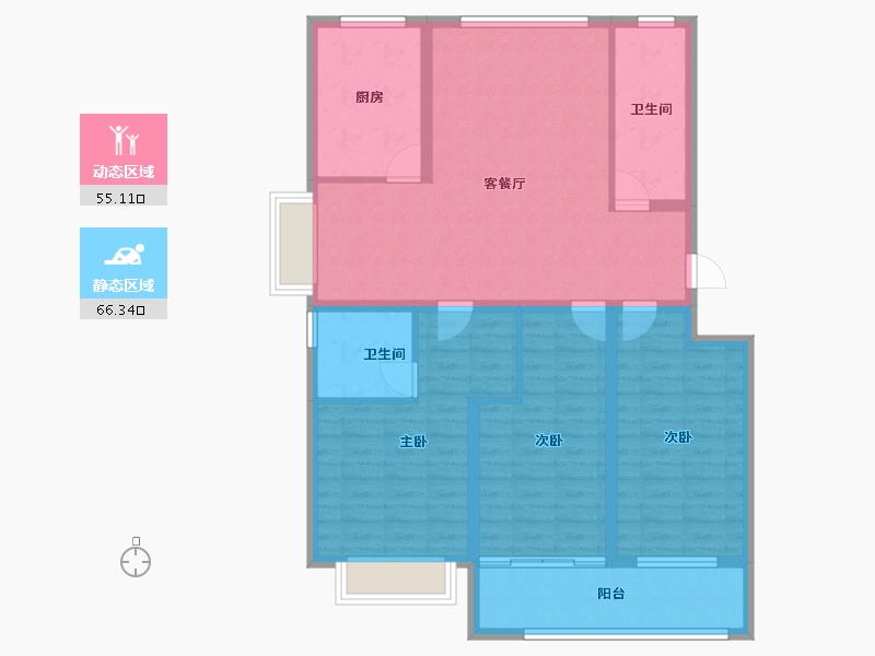 山东省-聊城市-畅博·书香首府-109.15-户型库-动静分区