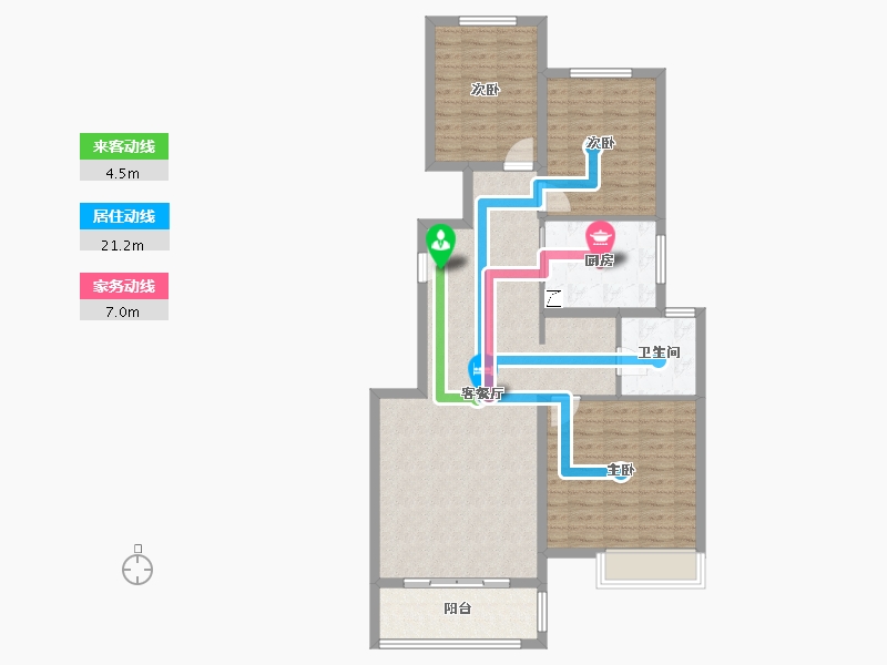 河南省-洛阳市-融创国宝宸院-98.00-户型库-动静线