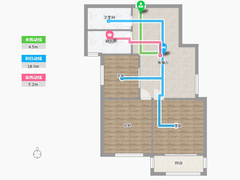 河南省-郑州市-金富源小区-104.00-户型库-动静线