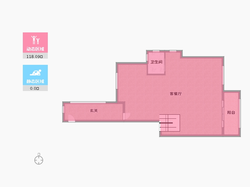 广东省-惠州市-惠阳星河丹堤-N区-125.00-户型库-动静分区