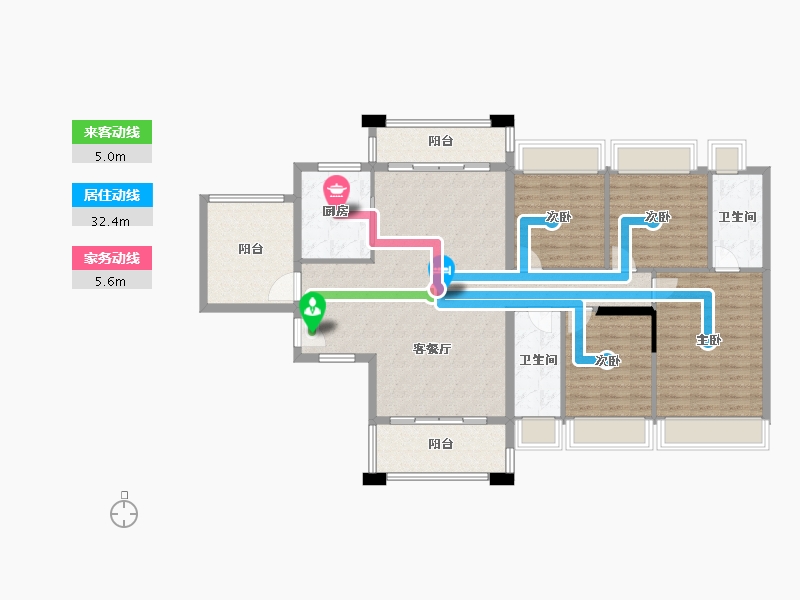 广东省-云浮市-创宇汇景城-127.84-户型库-动静线