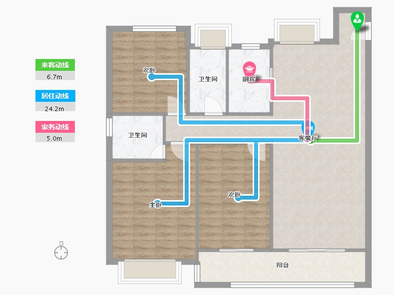 福建省-莆田市-建发央著-104.33-户型库-动静线