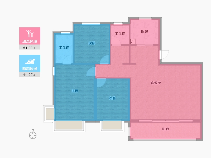 河北省-邯郸市-万腾东南新城-120.00-户型库-动静分区