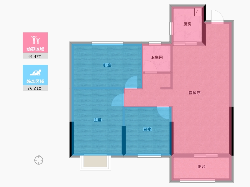 湖南省-郴州市-十九峯-77.08-户型库-动静分区