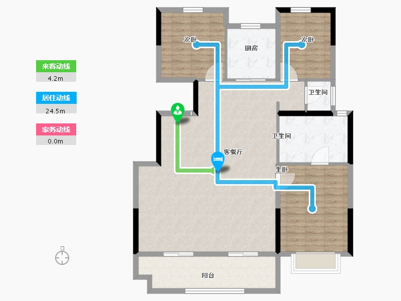 河南省-驻马店市-鹏宇迎宾府-114.98-户型库-动静线