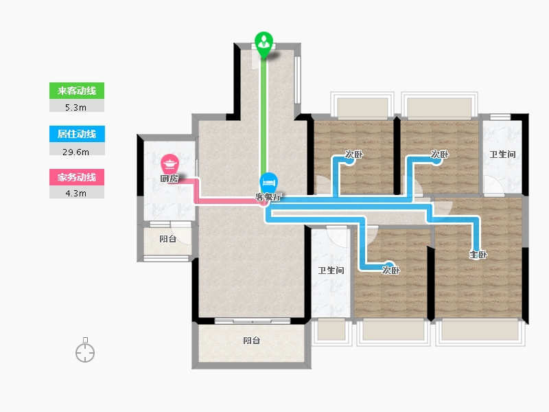 广东省-云浮市-创宇汇景城-109.49-户型库-动静线