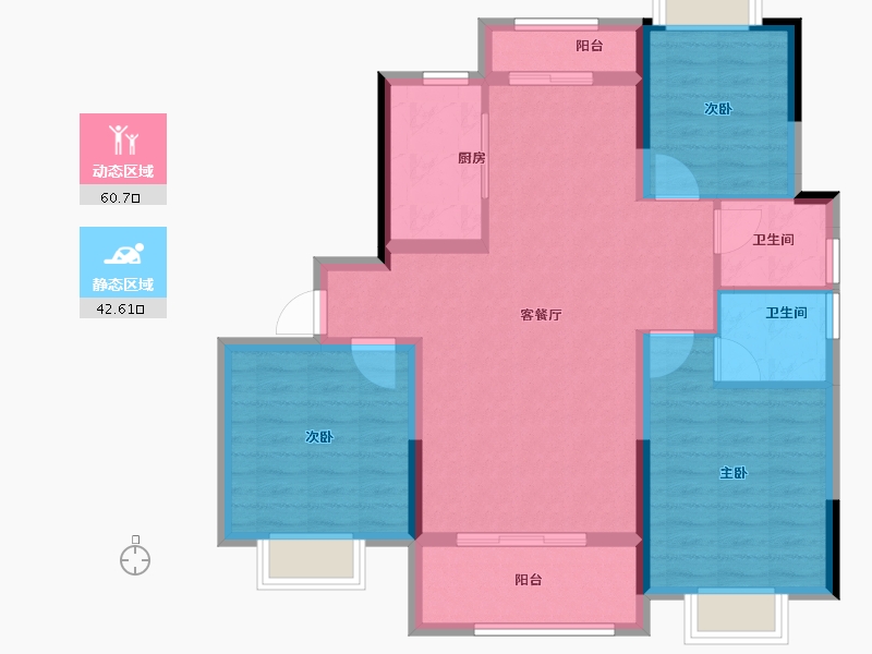 江西省-抚州市-成功玖郡-92.80-户型库-动静分区