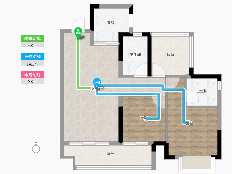 广东省-肇庆市-东原印江山-65.36-户型库-动静线