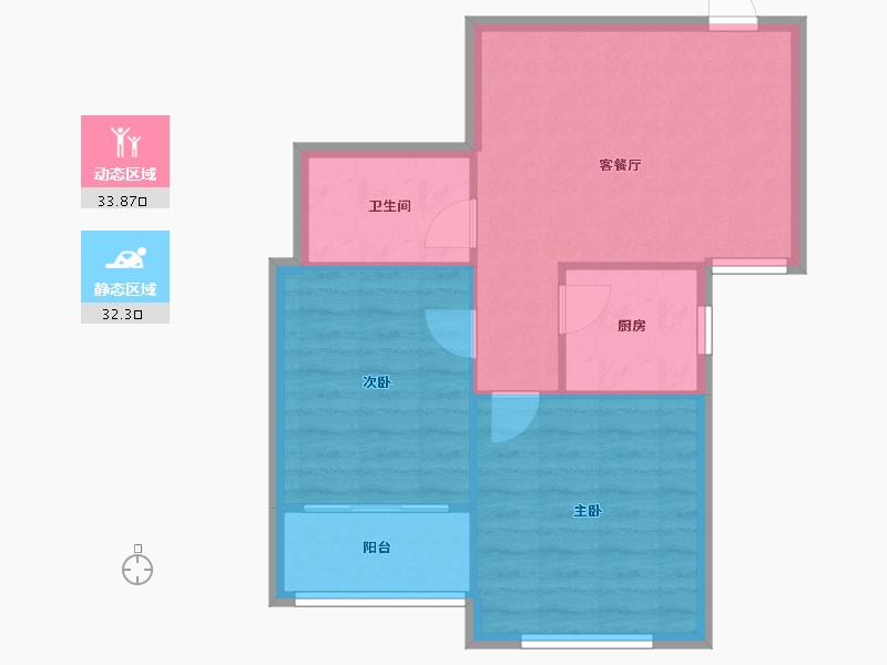 山东省-青岛市-福临万家-63.16-户型库-动静分区