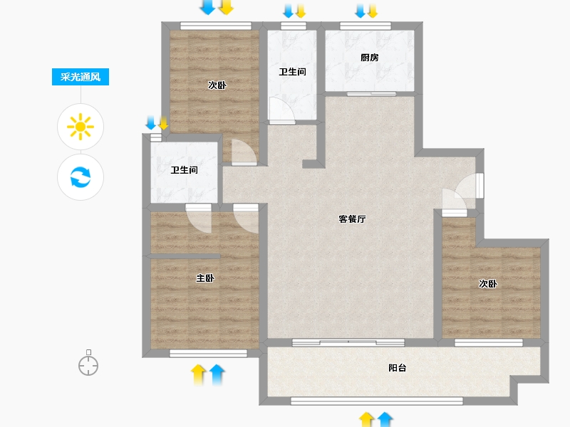 山东省-日照市-城市印象-113.00-户型库-采光通风