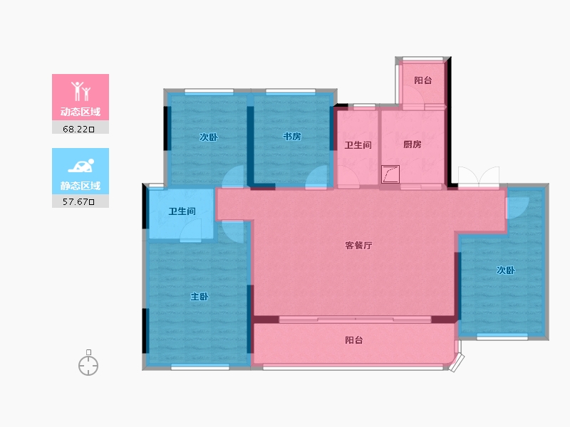 四川省-成都市-德商石榴春和天骄-110.00-户型库-动静分区