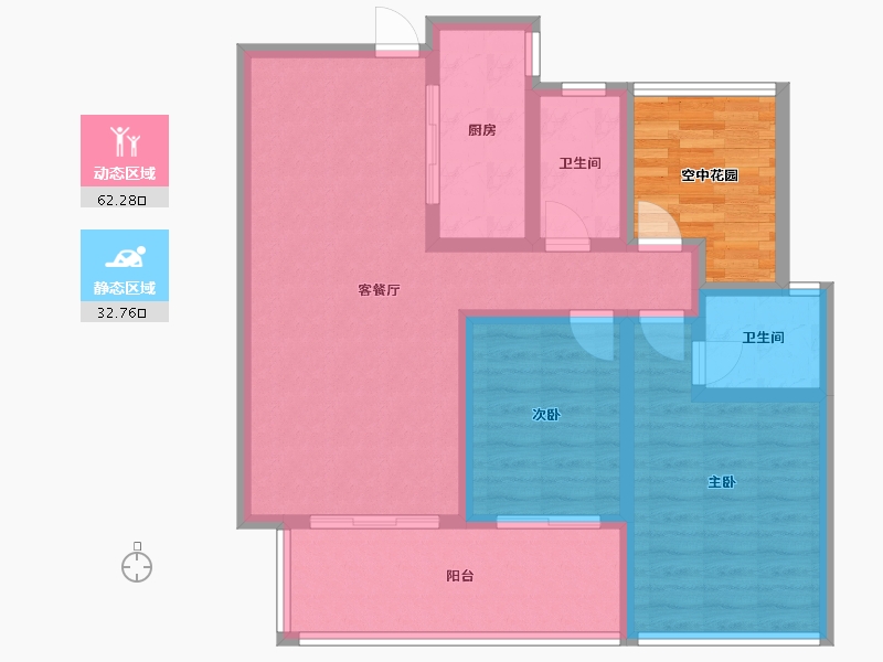 湖南省-娄底市-和顺嘉苑-99.00-户型库-动静分区