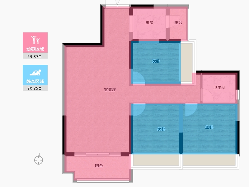 甘肃省-陇南市-瑞馨家园-79.90-户型库-动静分区