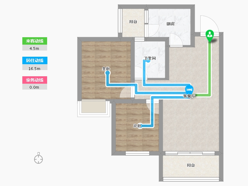 四川省-成都市-成都融创文旅城-61.41-户型库-动静线