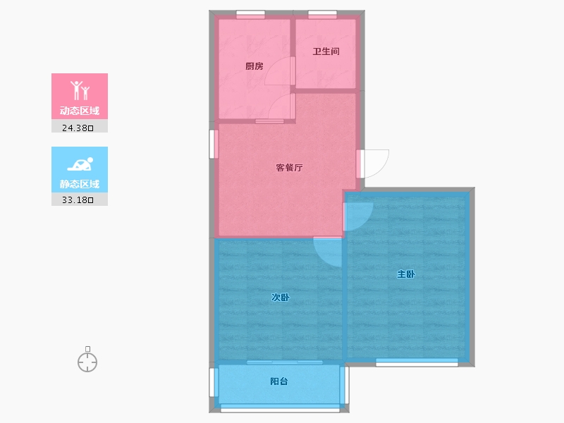 上海-上海市-光华园-56.00-户型库-动静分区