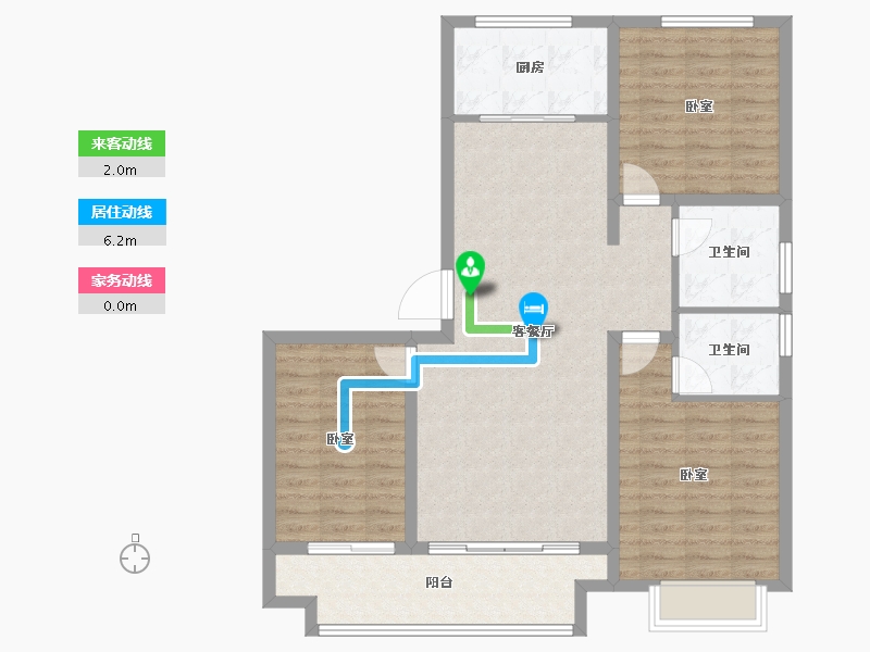 河南省-南阳市-春秋府院-101.03-户型库-动静线