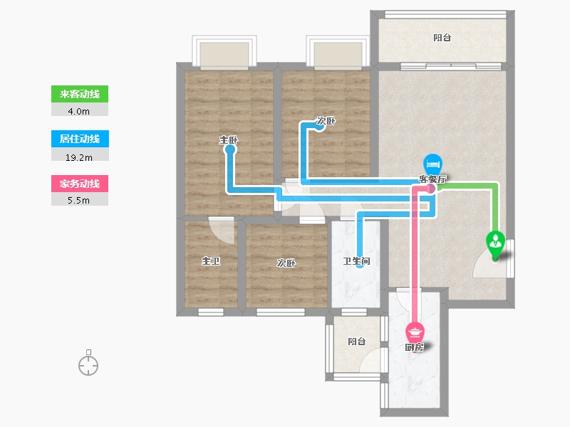 四川省-成都市-成都融创文旅城-82.51-户型库-动静线