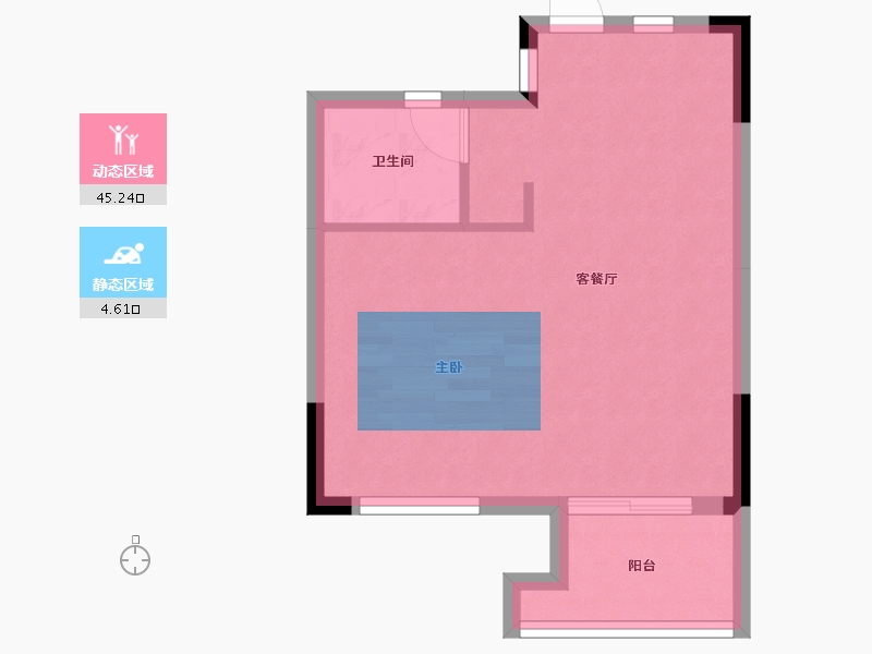 四川省-成都市-绿地无舍青城-41.05-户型库-动静分区