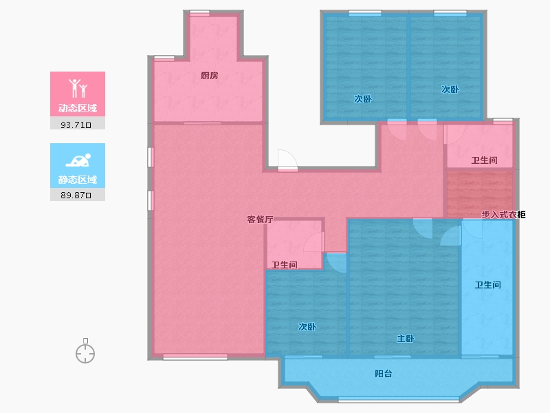 河南省-郑州市-正弘瓴筑-290.00-户型库-动静分区