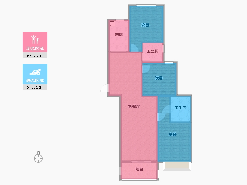 上海-上海市-新湖明珠城-108.00-户型库-动静分区