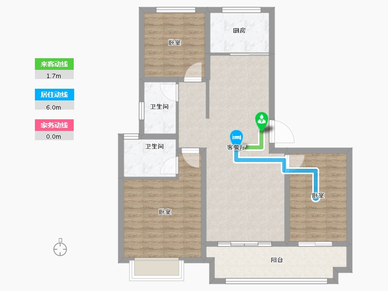 河南省-南阳市-春秋府院-92.00-户型库-动静线