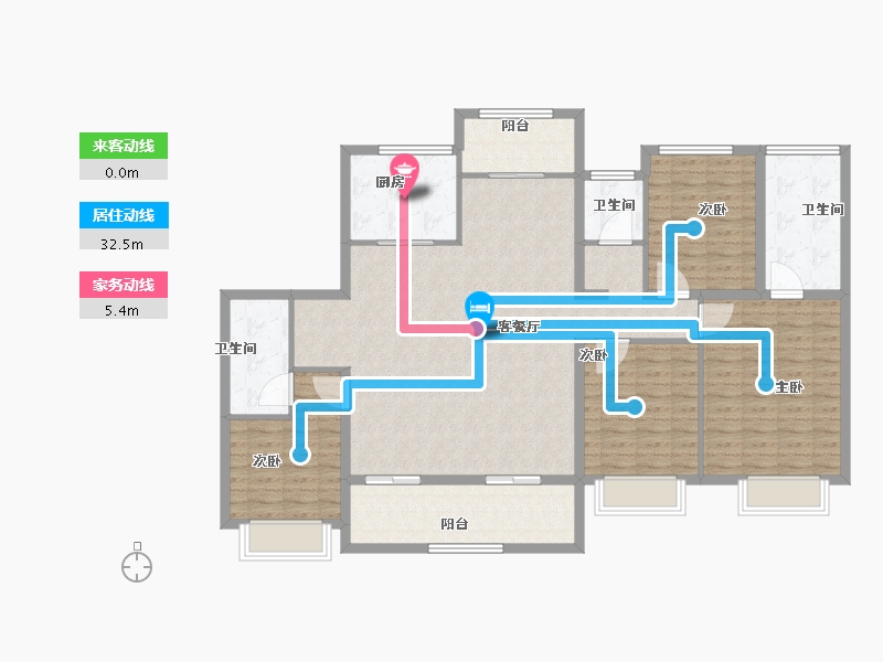 河南省-驻马店市-伟汇汝意府-139.46-户型库-动静线