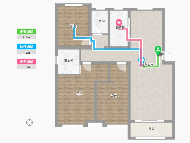 河北省-邢台市-天一城-110.00-户型库-动静线