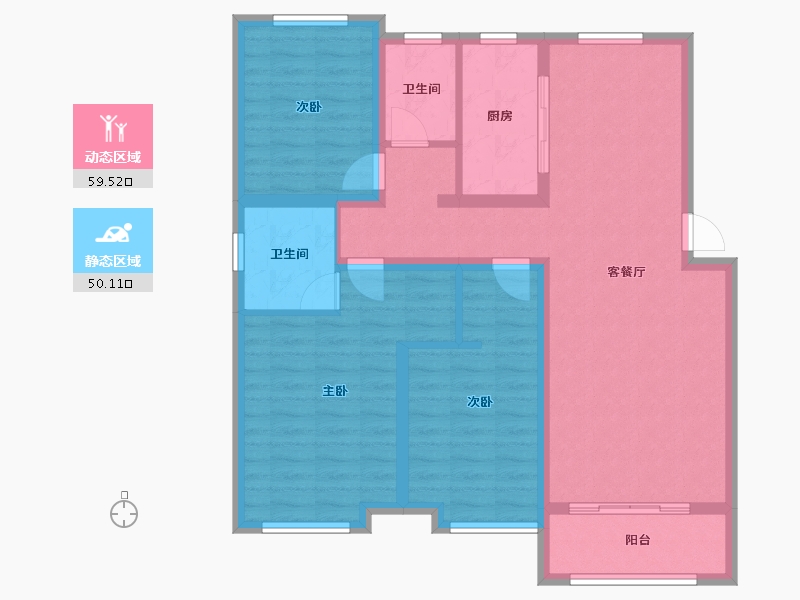 河北省-邢台市-天一城-110.00-户型库-动静分区