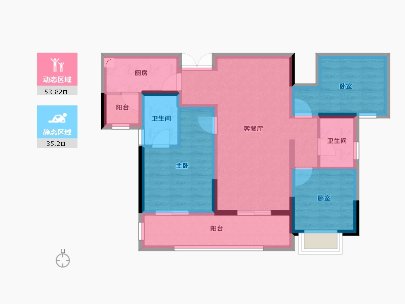 四川省-德阳市-锦利锦御府-78.09-户型库-动静分区