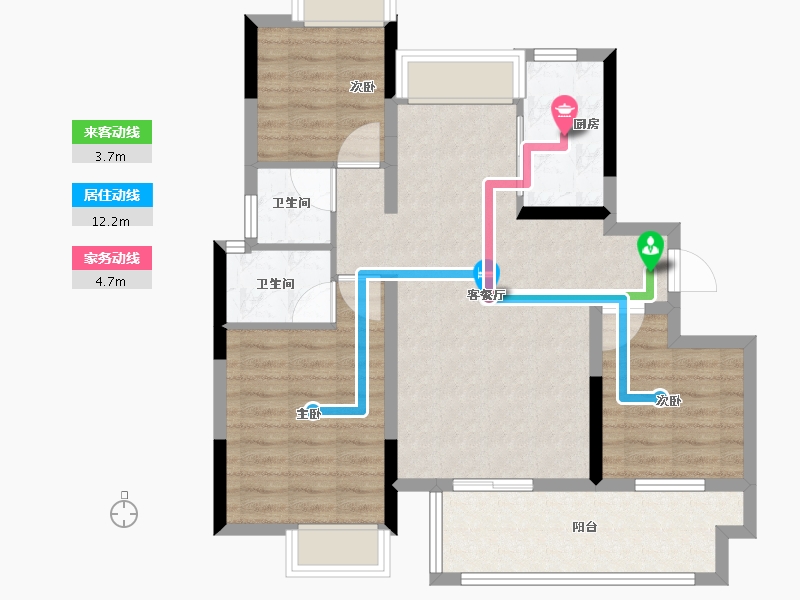 江西省-抚州市-临川中央城-80.80-户型库-动静线