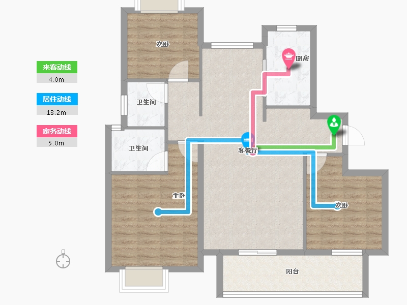 江西省-抚州市-中央城和园-95.00-户型库-动静线