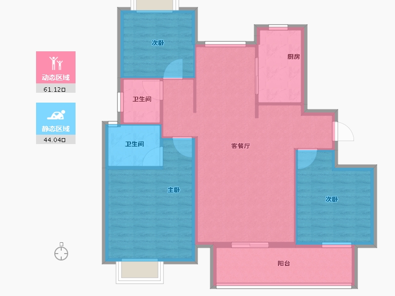 江西省-抚州市-中央城和园-95.00-户型库-动静分区