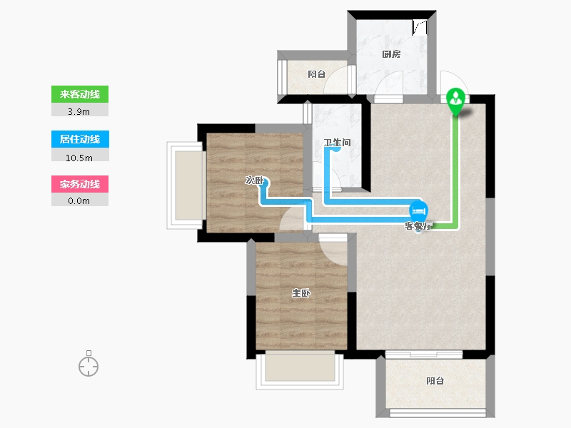 四川省-成都市-建泰御嘉花苑-53.06-户型库-动静线