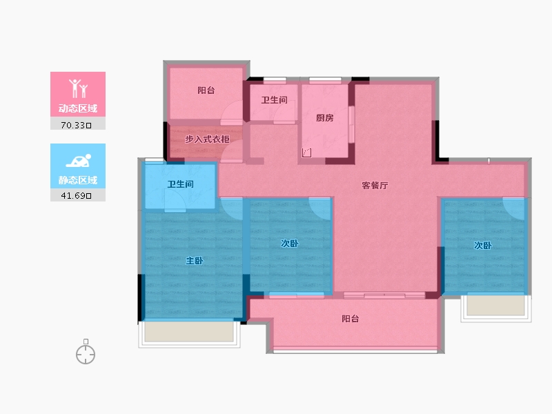 安徽省-亳州市-远大当代城-100.01-户型库-动静分区