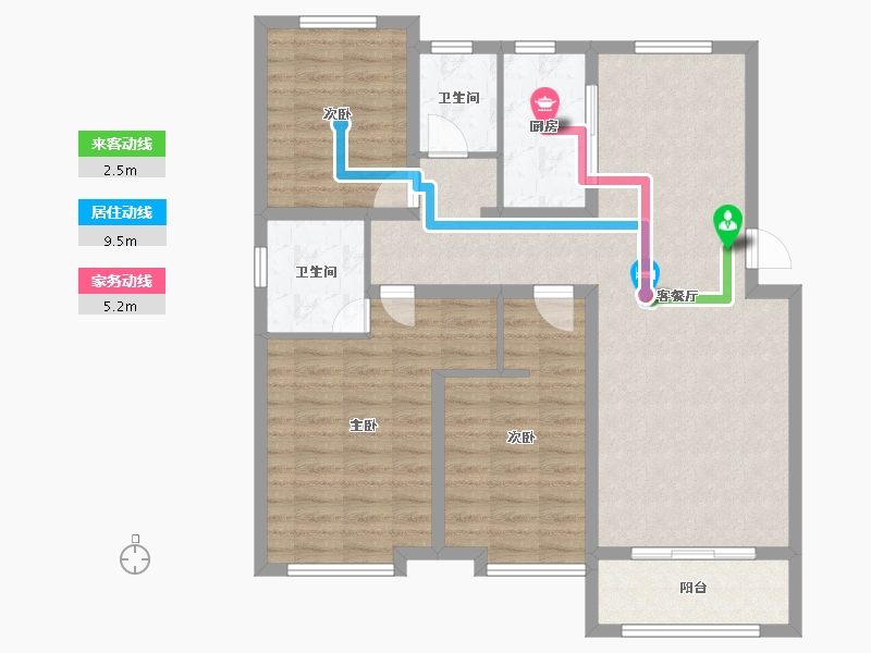 河北省-邢台市-天一城-110.00-户型库-动静线