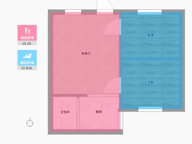 广东省-广州市-西华路-37.00-户型库-动静分区